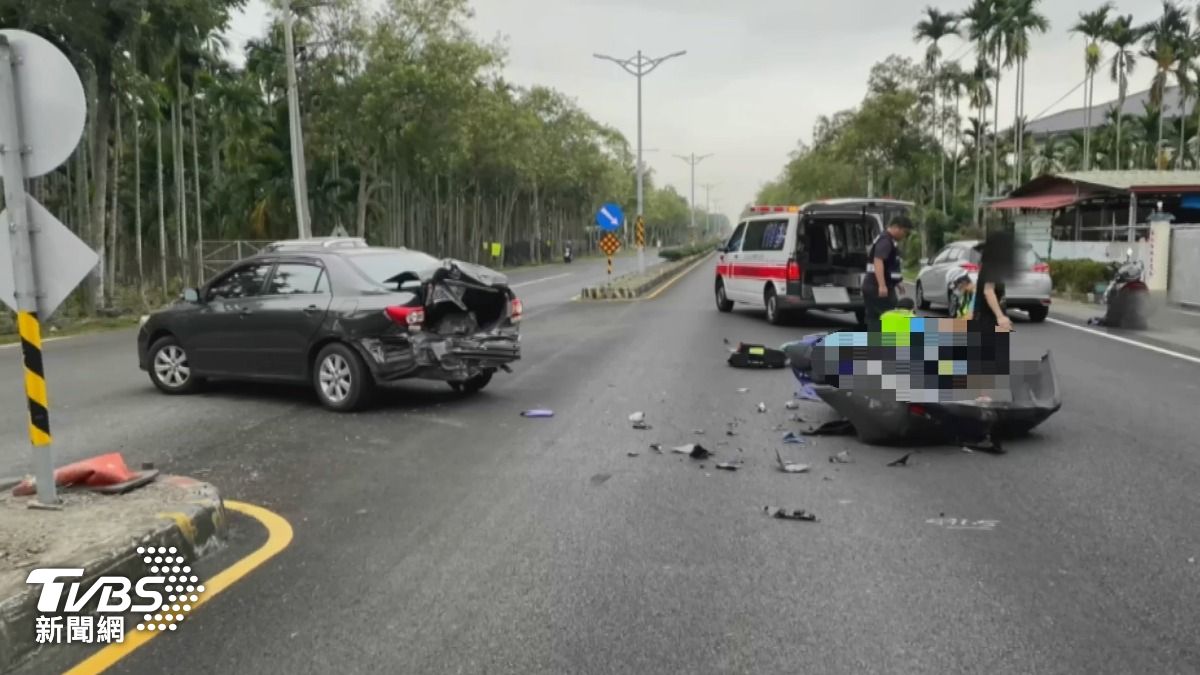 屏科大一生「撞學長轎車」噴飛亡！　父心碎：常提醒騎車小心