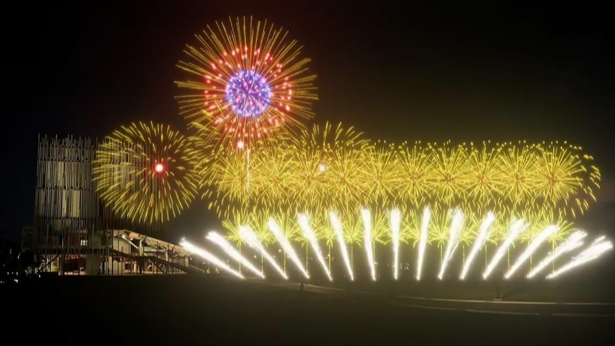 新北市美術館將放300秒煙火秀。（圖／新北市文化局提供）