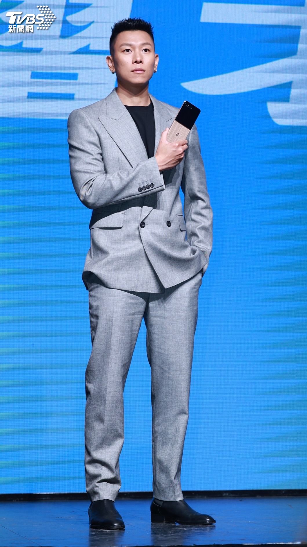 瘦子表示想說的話都寫在歌裡。（圖／黃城碩攝）