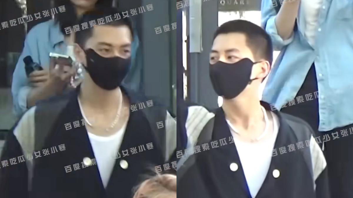 平頭帥哥意外撞臉陳曉。（圖／翻攝自微博）