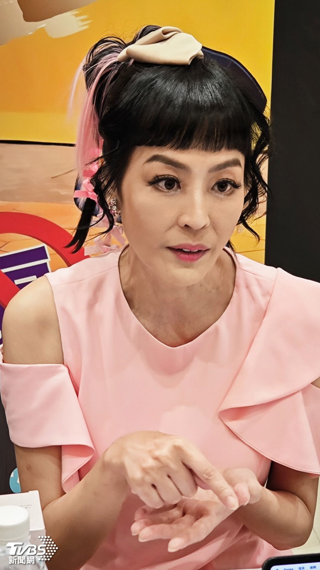 唐玲不捨癌友被騙錢，發起公益活動。（圖／張哲鳴攝）