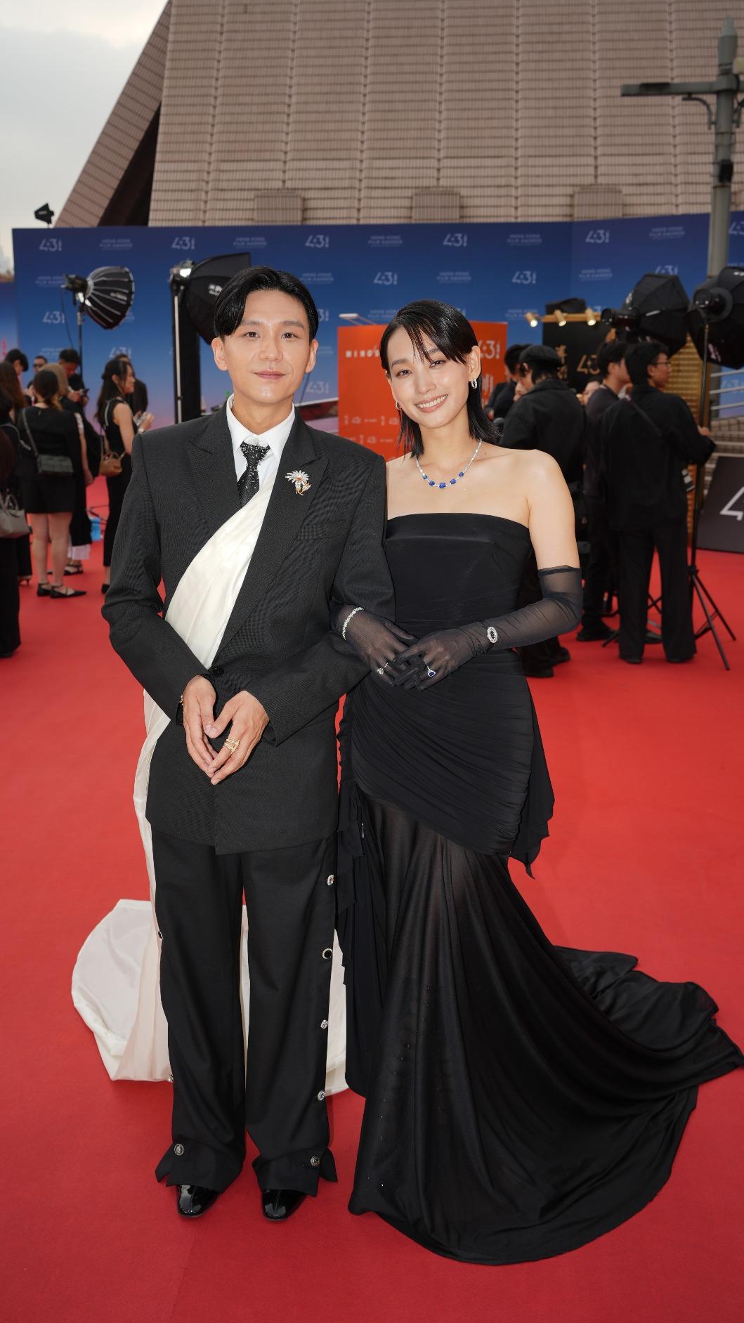 盧鎮業（左）、談善言接受《TVBS新聞網》獨家訪問。（圖／粘祐誠攝）