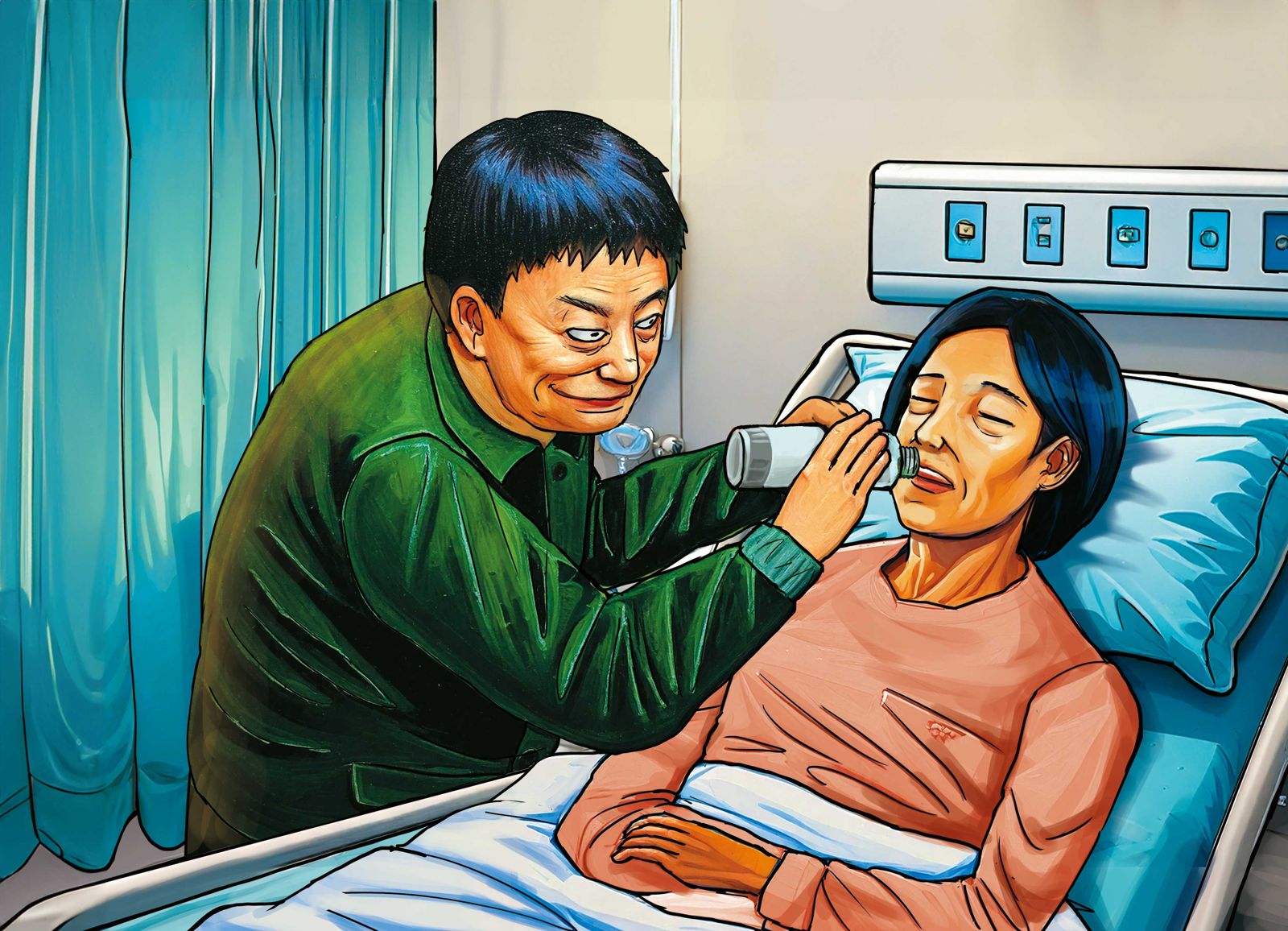 檢警懷疑，張男將含「待布卡因」成分的藥物讓妻子服用，導致妻子身亡。（圖／鏡週刊）