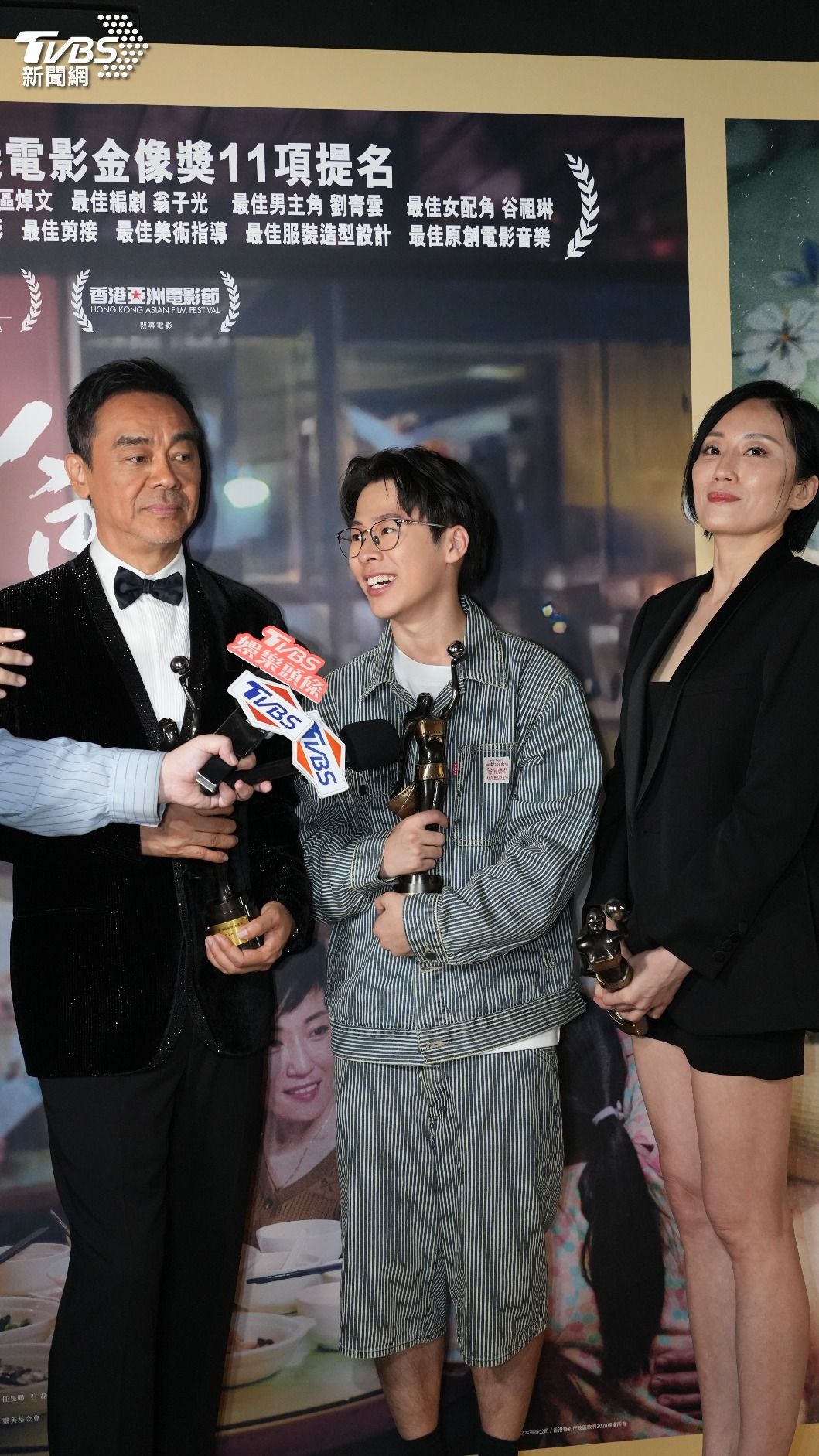 蘇文濤被讚小許光漢害羞笑了。（圖／粘祐誠攝）