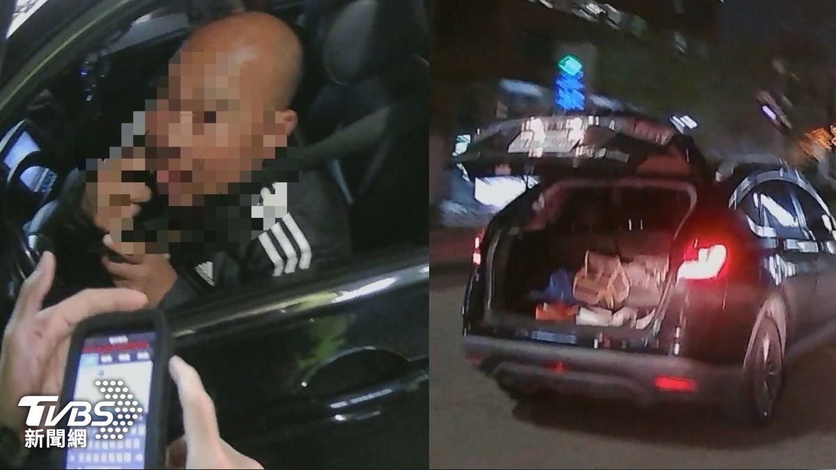 60歲阮姓男子逃逸6年，因為開車沒關後車廂被抓。（圖／TVBS）