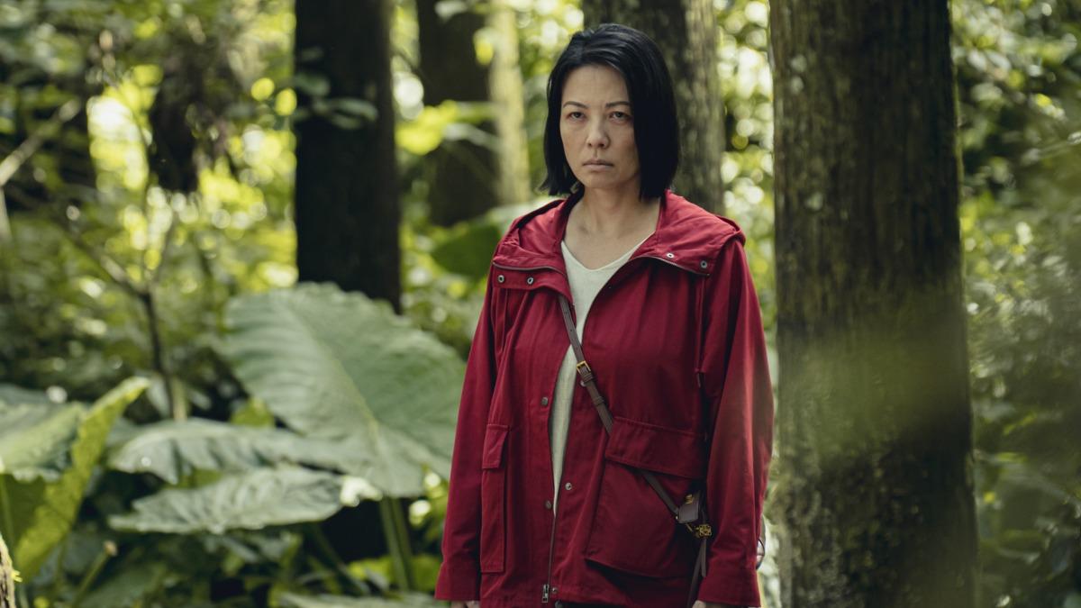 陳孝萱在《山忌 黃衣小飛俠》素顏憔悴演悲母，一照鏡子嚇到自己。（圖／威視電影提供）