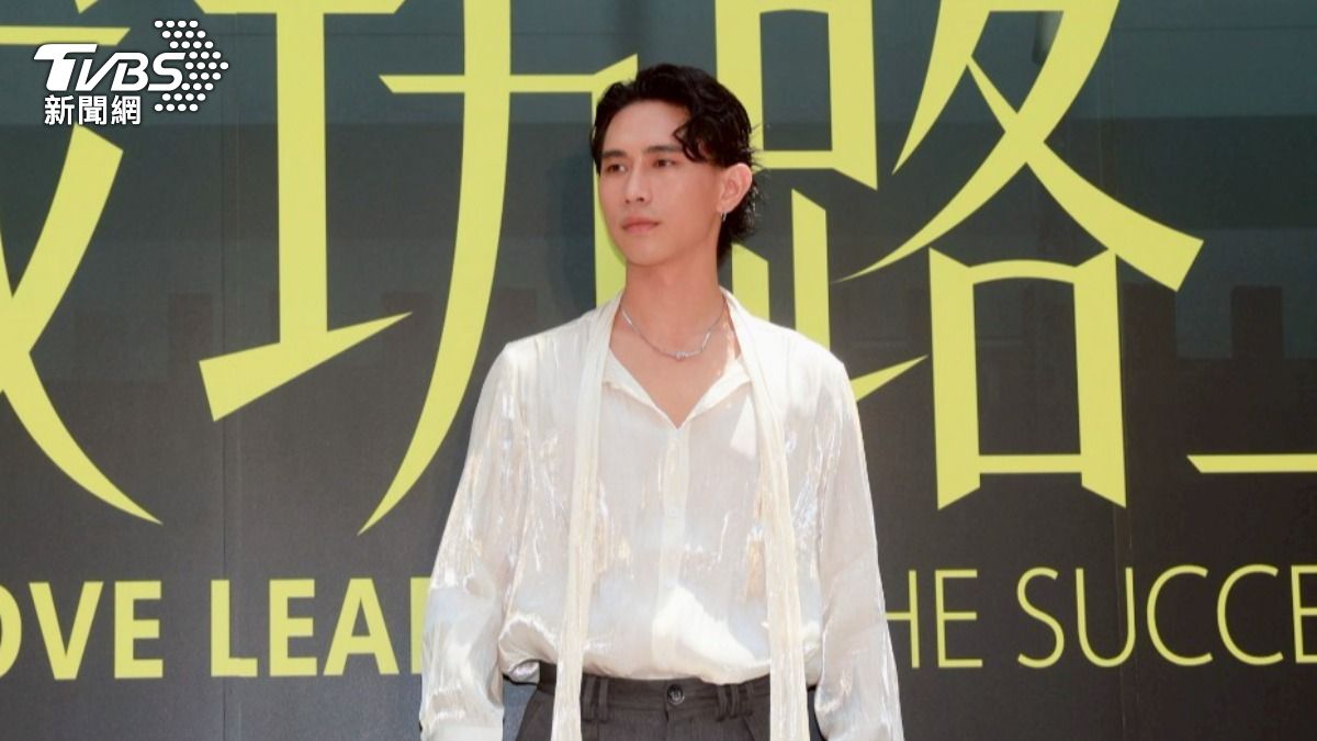 柏霖為《成功路上》獻唱主題曲。（圖／趙世平攝）