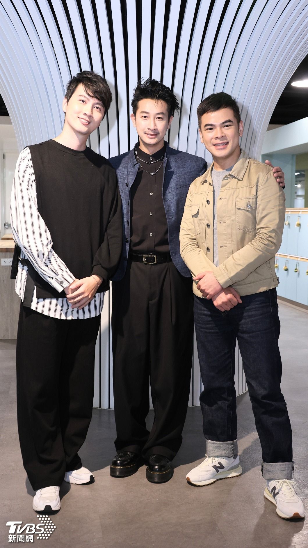 左起張捷、Darren、蘇達出席《院長爸爸》媒體茶敘。(圖/張哲鳴攝)