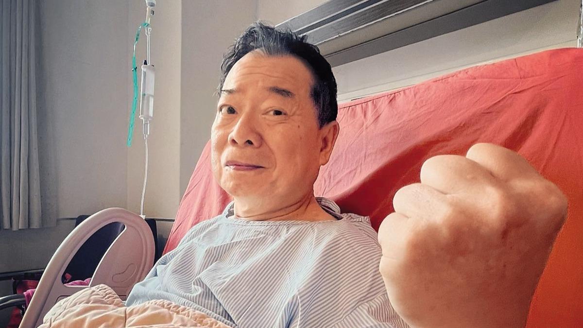廖錦德雖未照顧爸爸，但廖峻中風第一時間，他都會在社群發文。（圖／翻攝自錦德臉書）