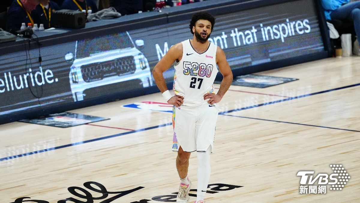 NBA季後賽丹佛金塊對上洛杉磯快艇G5，金塊靠著墨瑞狂飆43分，率隊擊退快艇，搶下聽牌優勢。（圖／達志影像路透社）