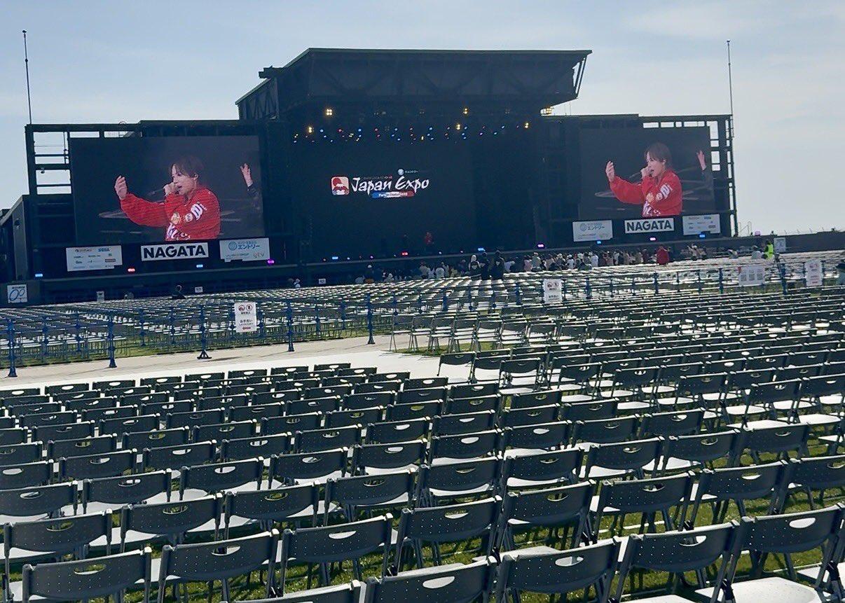 該場地約能容納1.6萬人，但杉本琢彌演出時僅300人左右。（圖／翻攝自杉本琢彌推特）