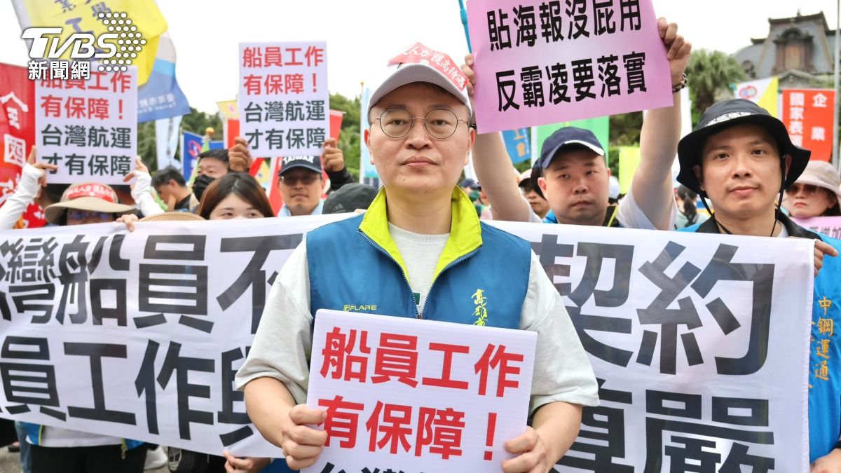 中華海員總工會理事長王慶宏。（圖／記者潘建樺攝）