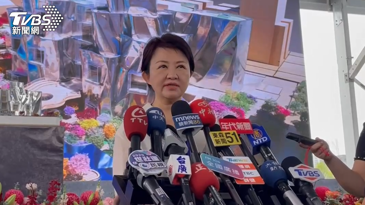 台中市長盧秀燕。（圖／TVBS）