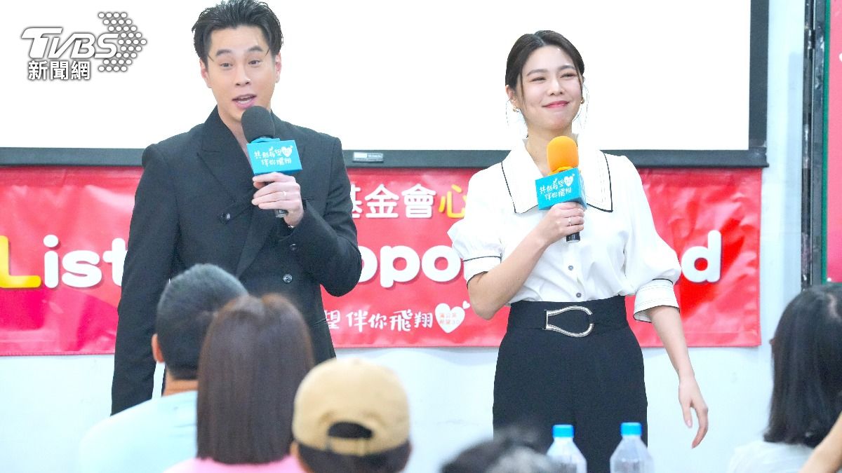 吳東諺與白家綺分享生命故事。(圖/藝起發光提供)