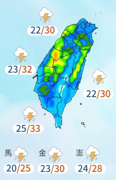 天氣/明一早上班猛變天!全台大雷雨 「這2天」雨最猛│TVBS新聞網