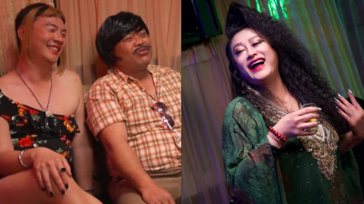 巴大雄〈舅媽〉MV驚喜滿滿，紀曉君完全詮釋舅媽一角。（圖／翻攝自阿翰Po影片、巴大雄臉書）