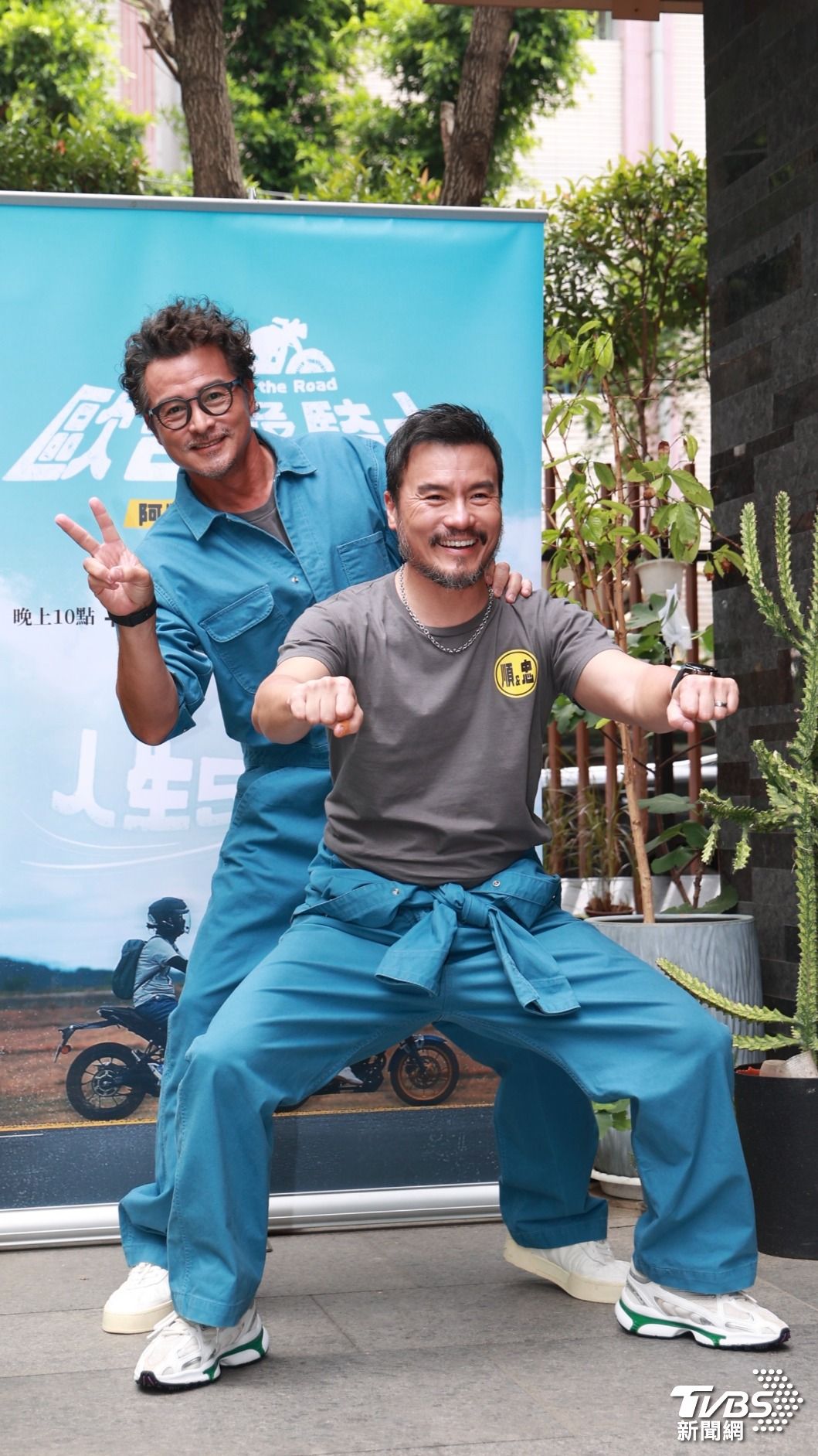 李銘順和李銘忠出席記者會。（圖／黃城碩攝）