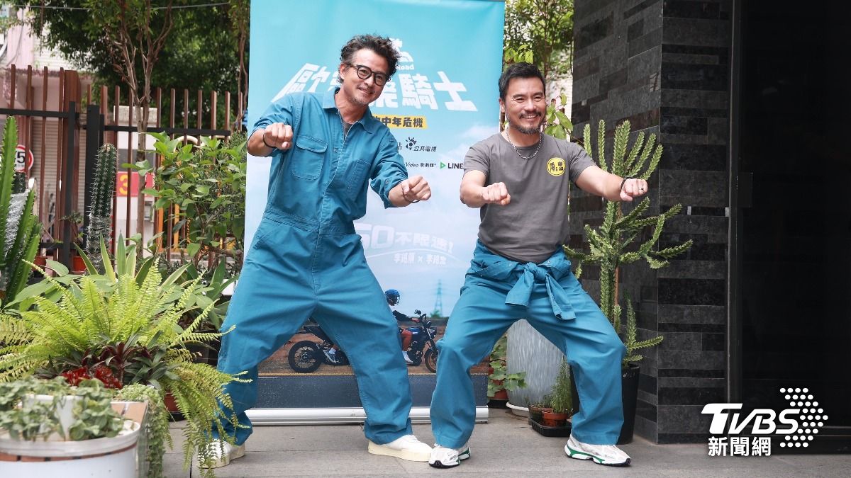 李銘順和李銘忠出席記者會。（圖／黃城碩攝）