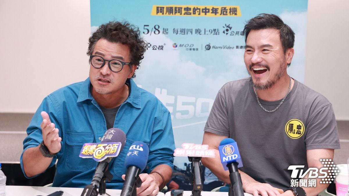 李銘順和李銘忠出席記者會。（圖／黃城碩攝）