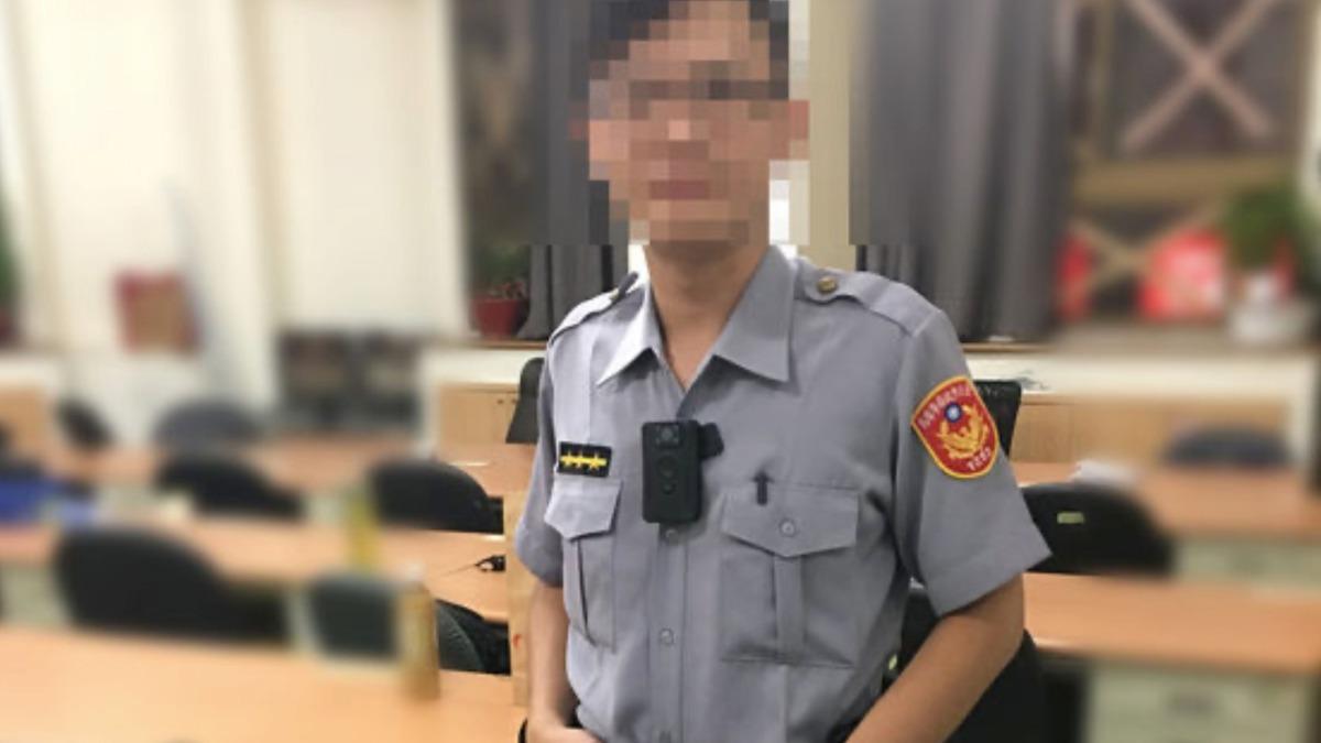 涉案前警員黃仕奇。（圖／翻攝臺北市政府警察局中正第二分局臉書）