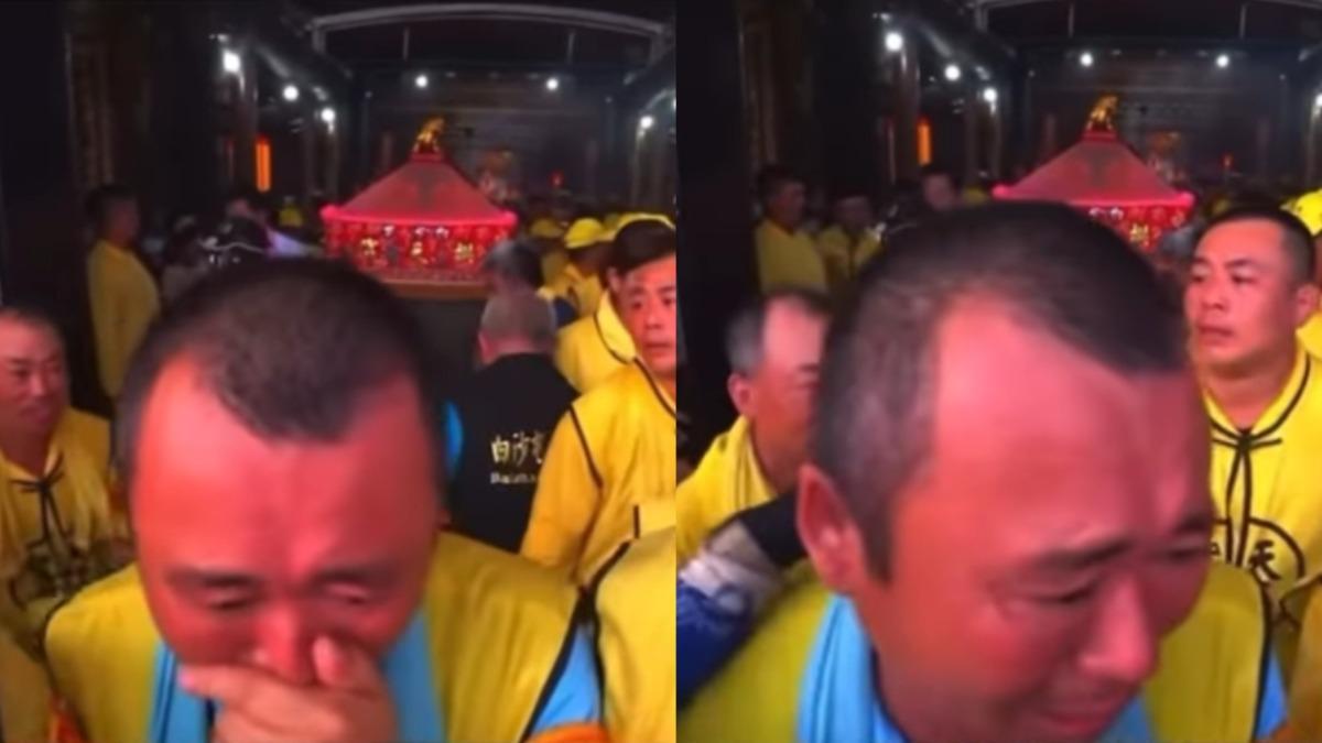 被海放7537m！頭旗香擔組扛香火爬山　爆哭：我們做到了