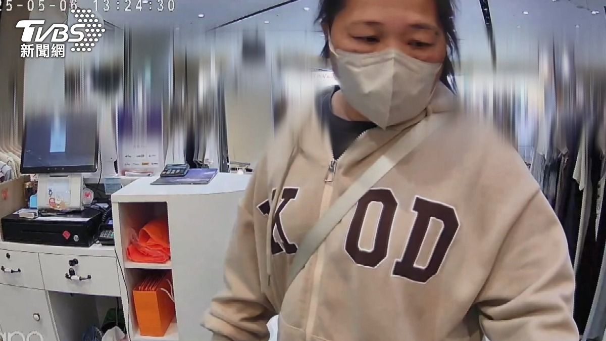 櫃姐注意！　偷遍北部專櫃女賊台中作案　特徵微胖、眉尾有痣