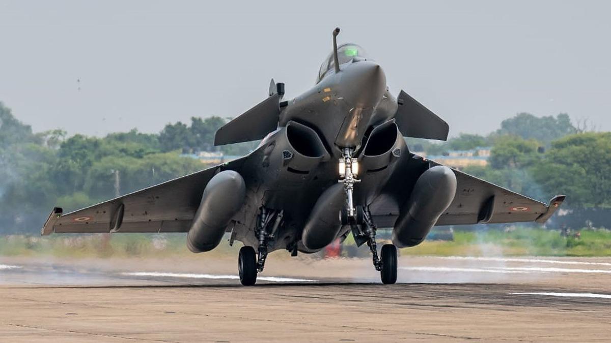 法製「飆風」（Rafale）戰機。（示意圖／翻攝自X@spectatorindex）
