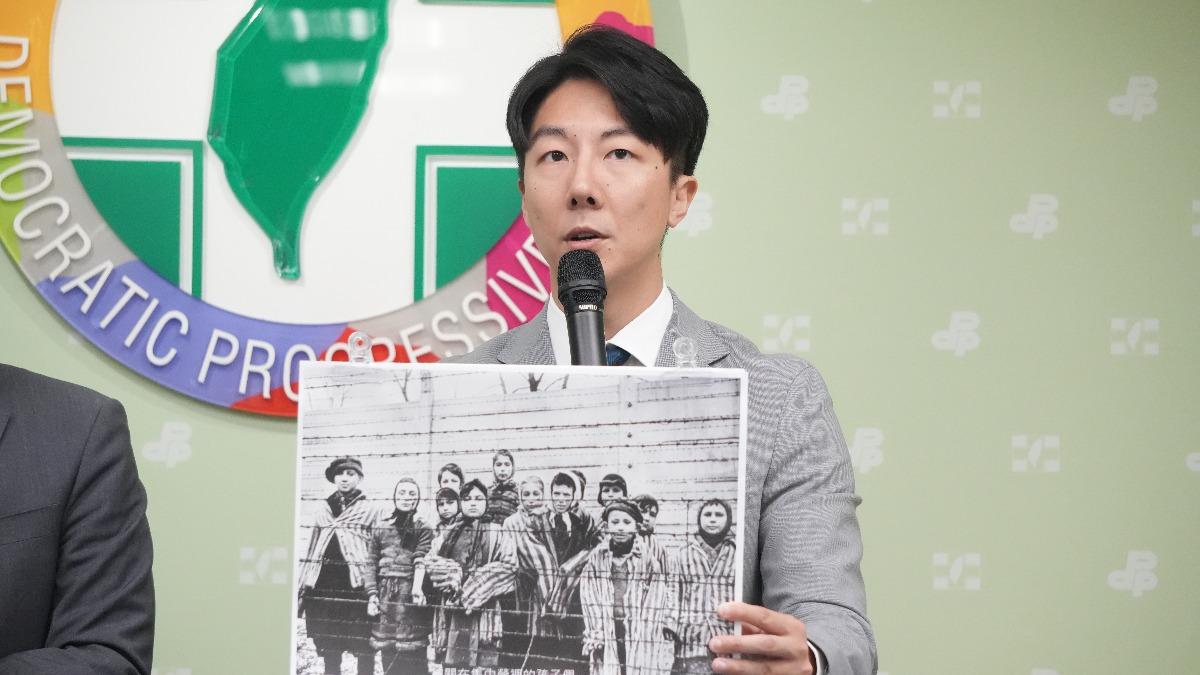 吳崢認為，朱立倫以納粹類比台灣是錯誤的。（圖／民進黨提供）