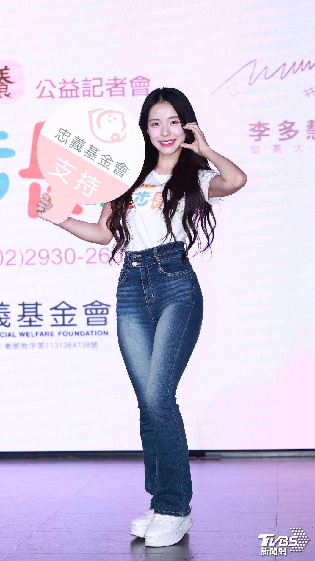 李多慧出席公益活動。（圖／黃城碩攝）