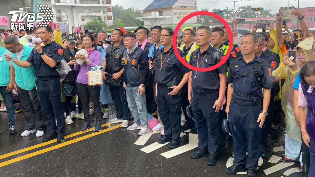 南投警分局長洪秋賢。（圖／TVBS）