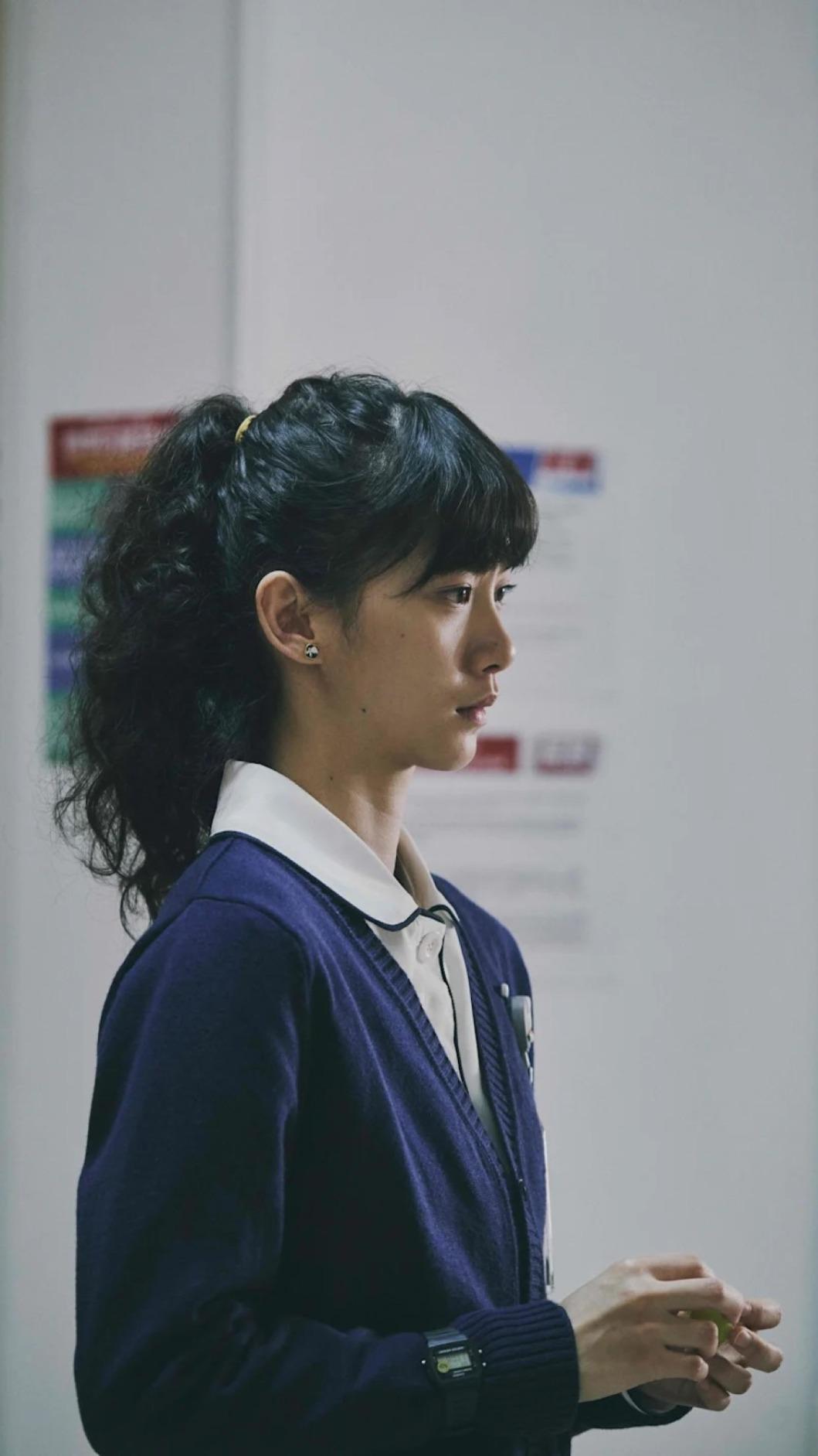 袁澧林飾演護理師，第一次跟古天樂對戲緊張到無法控制自己。（圖／華映提供）