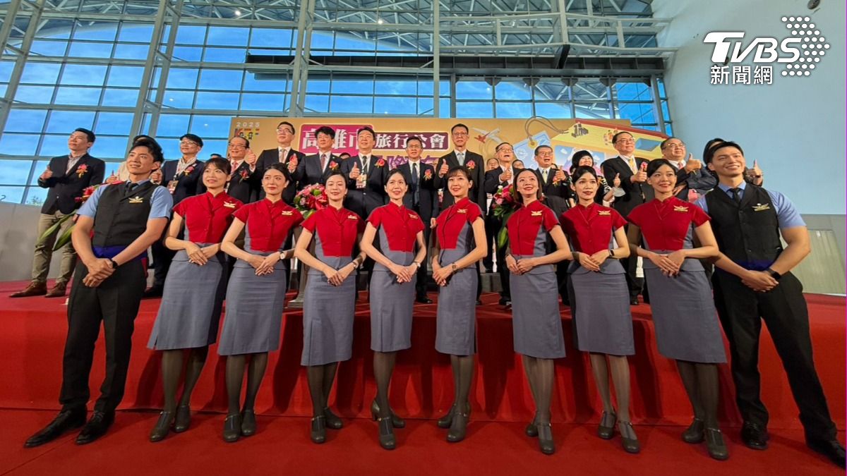 2025國際旅展今(9)日在高雄展覽館盛大開幕。(圖/林雅婷攝)