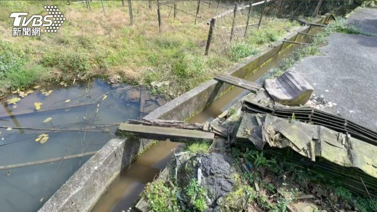 金山男子今年初被發現陳屍在水溝。（圖／TVBS）