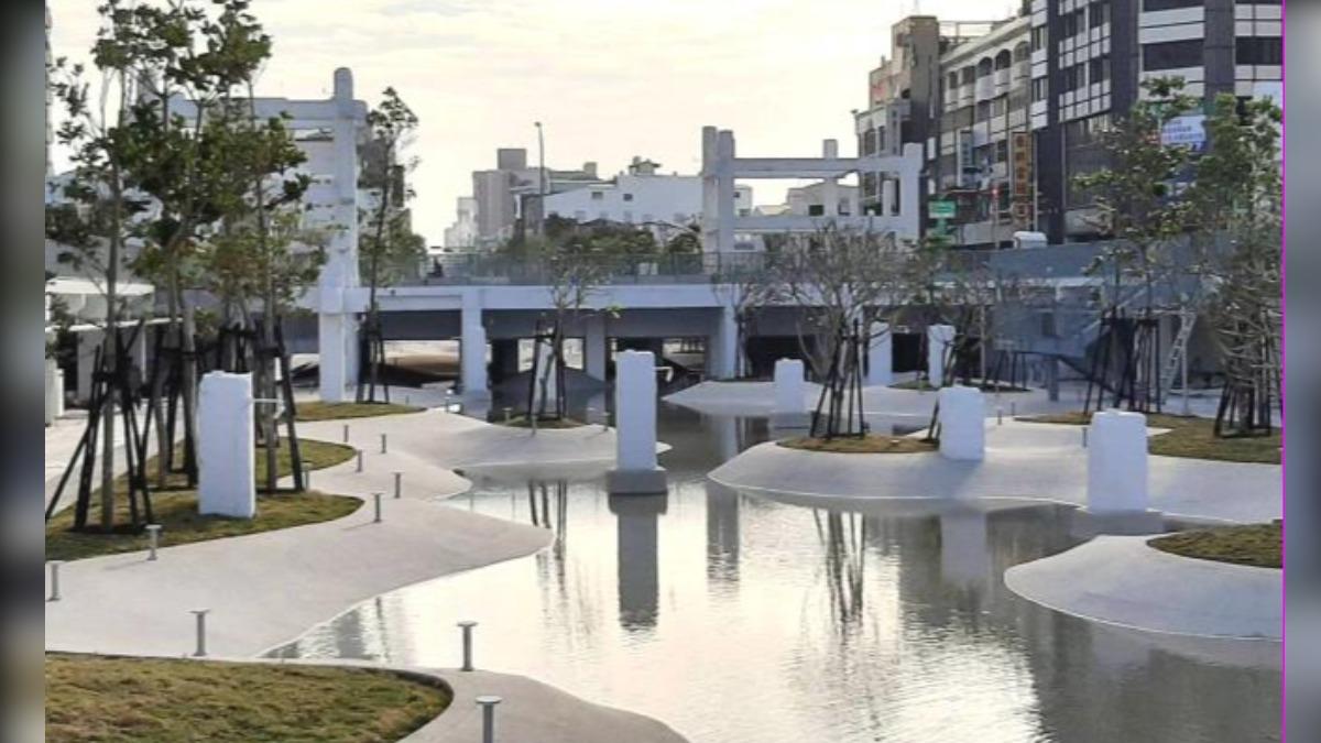 Tainan unveils love wishing pool (Courtesy of Tainan City Government) Taiwan city builds love attraction for 520 celebrations 