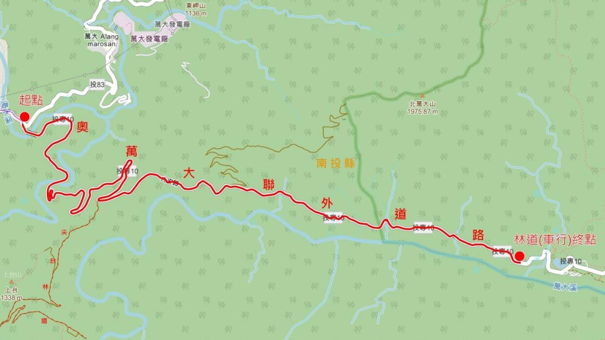 奧萬大聯外道路因豪雨多處中斷，明起休園３天。（圖／林業保育署南投分署）