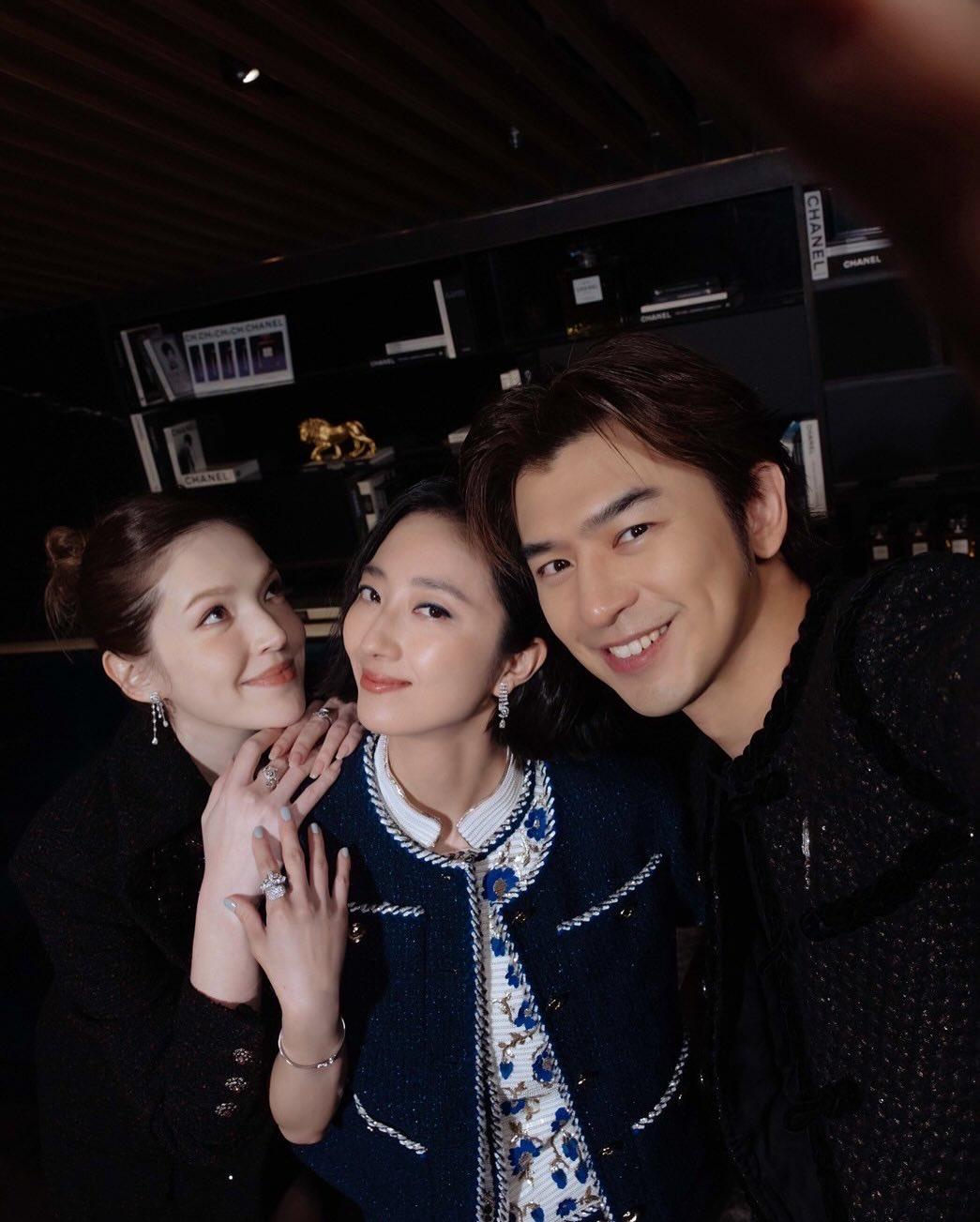 許瑋甯同框桂綸鎂、陳柏霖。（圖／翻攝自許瑋甯IG）