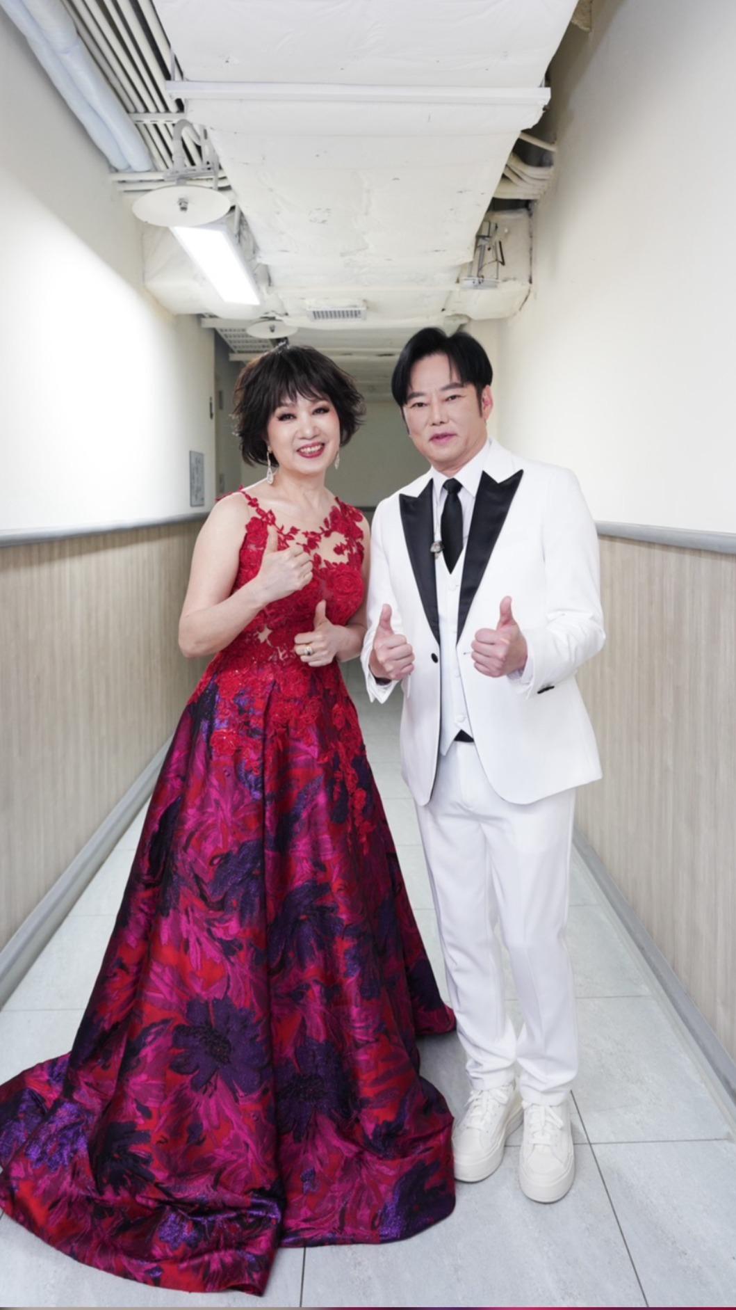 林淑容跟陽帆合唱。（圖／高雄流行音樂中心提供）