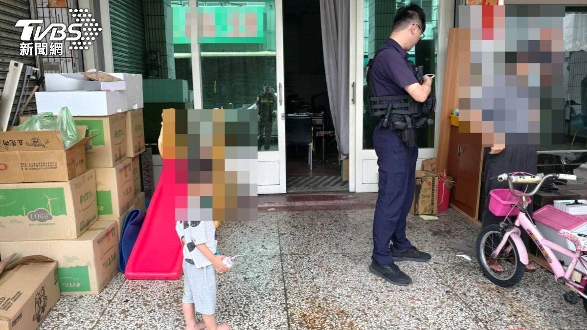 3歲的林姓男童，趁著67歲祖母在家睡覺時推門外出，疑似想去找爸媽，結果迷路。（圖／TVBS）