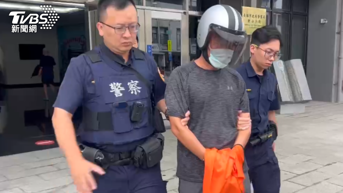 肇事的洪男遭到移送法辦。（圖／TVBS）
