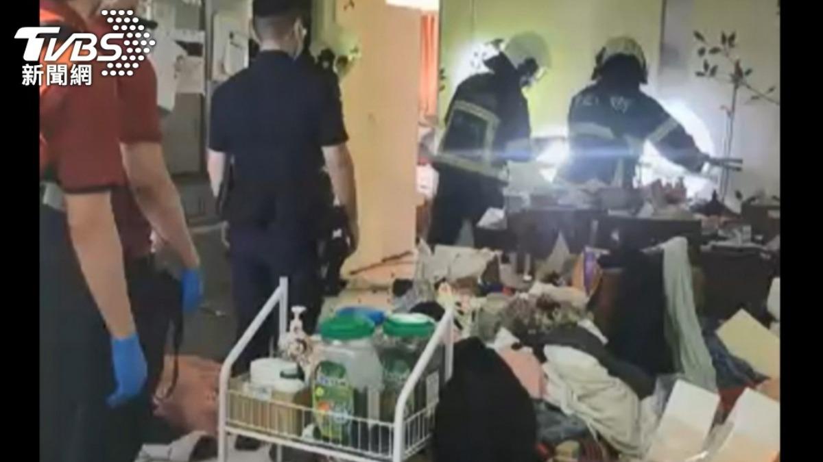 北市信義區吳興街民宅去年發生命案,女子遭刺死、頭戴塑膠袋陳屍住處。(圖/TVBS)