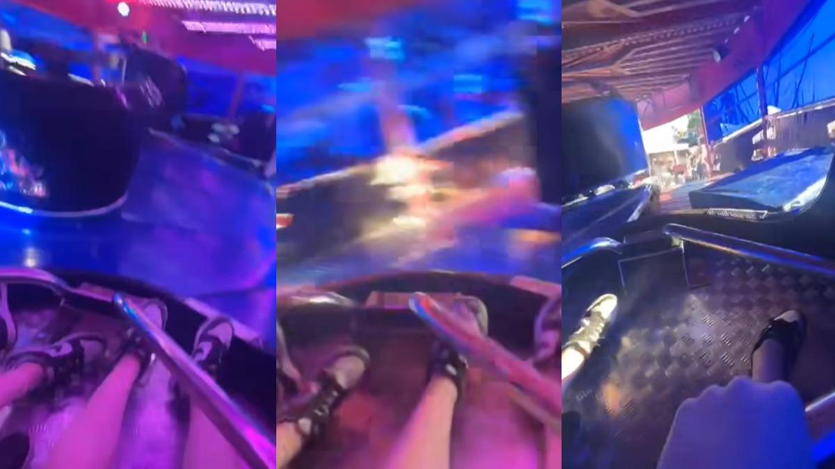 英國愛丁堡-遊樂設施脫軌道-拋飛-女童