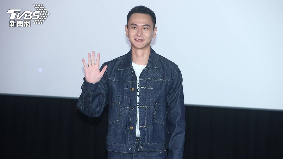 劉冠廷笑說今天出來工作3點就起床準備。(圖／羅子欣攝)