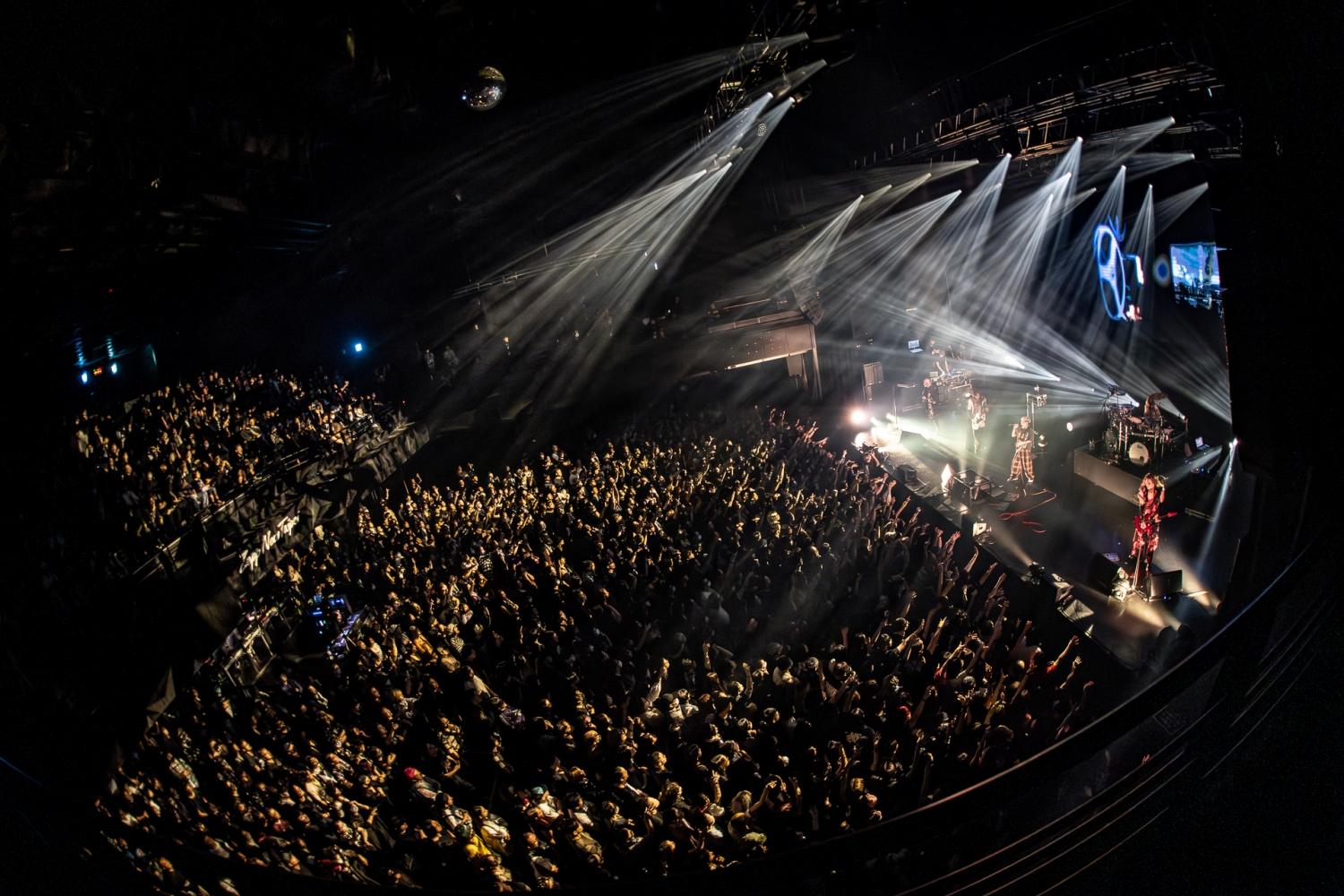 DIR EN GREY的震撼演出嗨翻Zepp New Taipei。（圖／RAKU MUSIC sho提供）