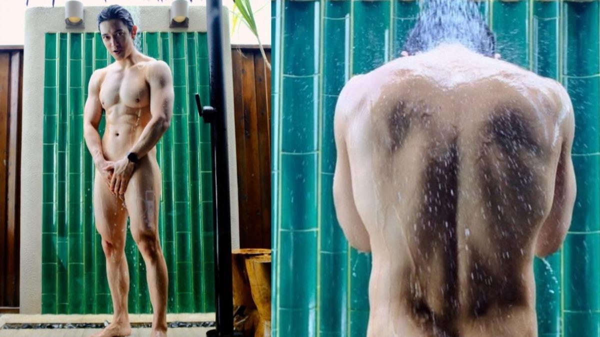 王家梁近日分享大尺度照片，展現出傲人的肌肉線條。（圖／翻攝自王家梁IG）