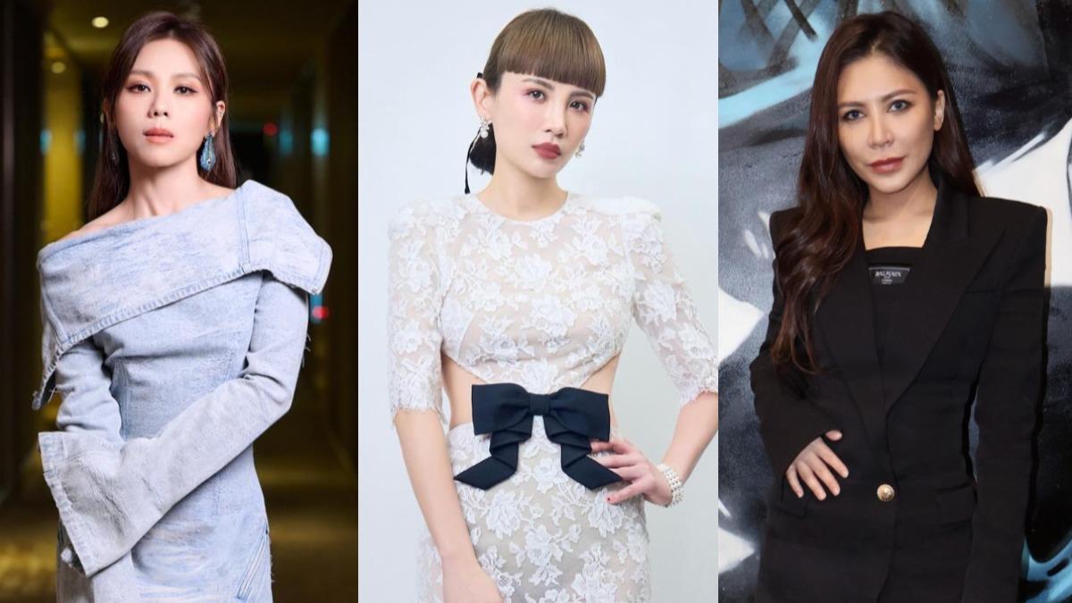 蔡健雅（左圖起）、魏如萱和艾怡良被看好入圍華語女歌手獎座。（圖／翻攝自蔡健雅、魏如萱、艾怡良臉書）