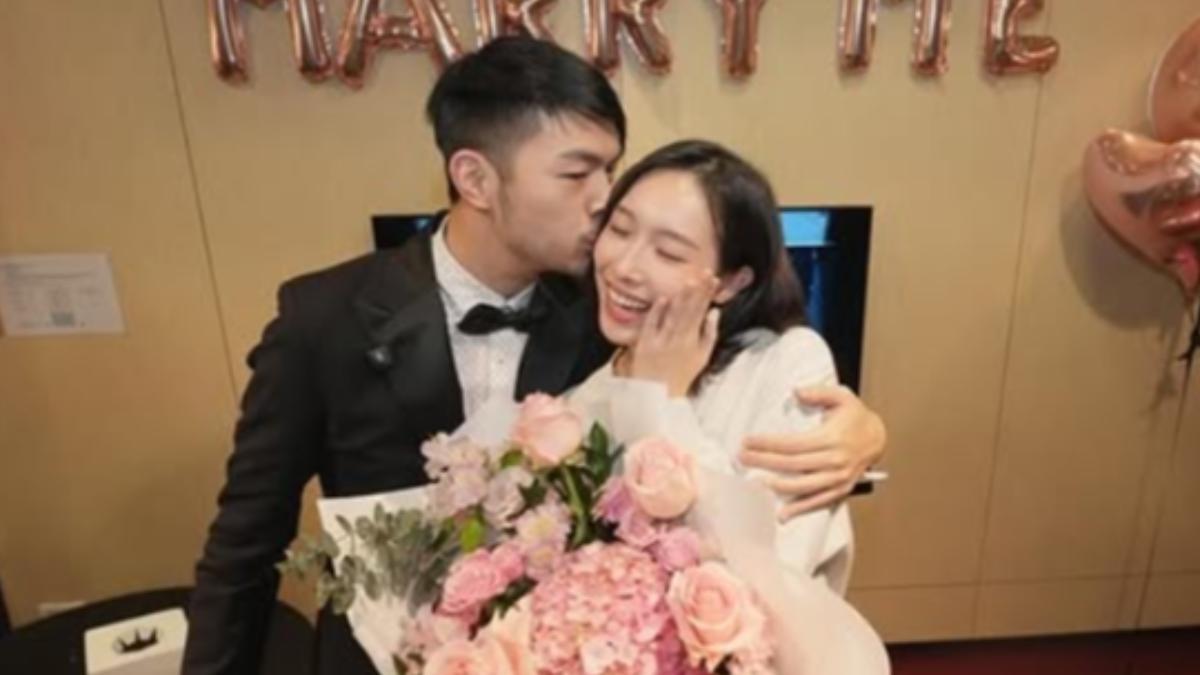 陳大天（左）登記結婚日期生變。（圖／翻攝自陳大天IG）