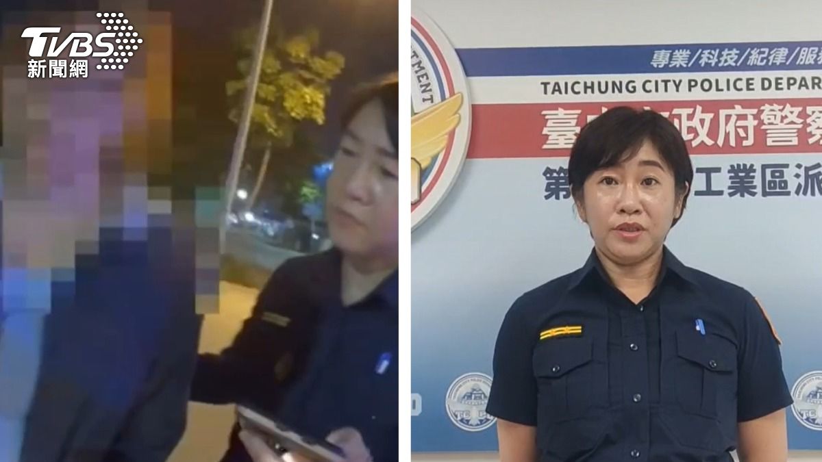 工業派出所長陳靖宣。（圖／TVBS）