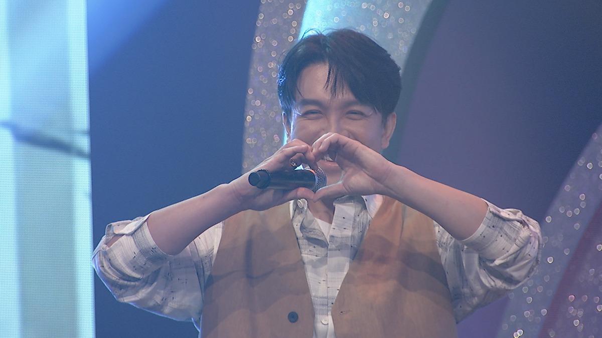 許志豪對翁鈺鈞示愛。（圖／中視提供）