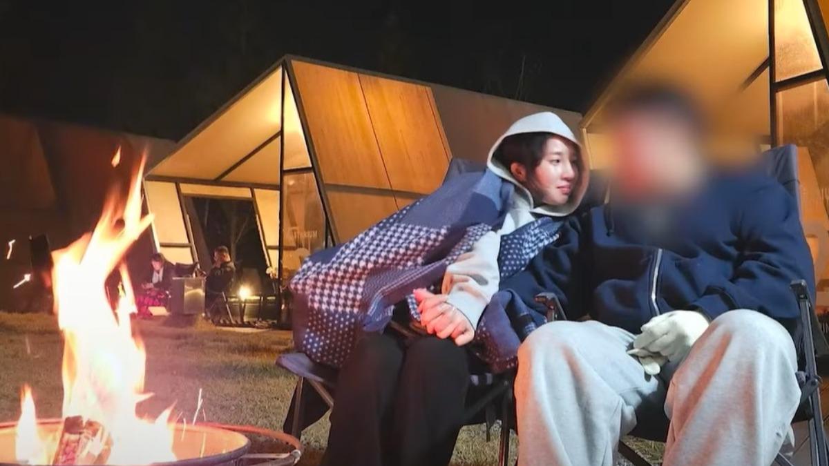 The South Korean man and his Vietnamese wife. ( Picture/Reprinted from YouTube@ThuUBFamily)