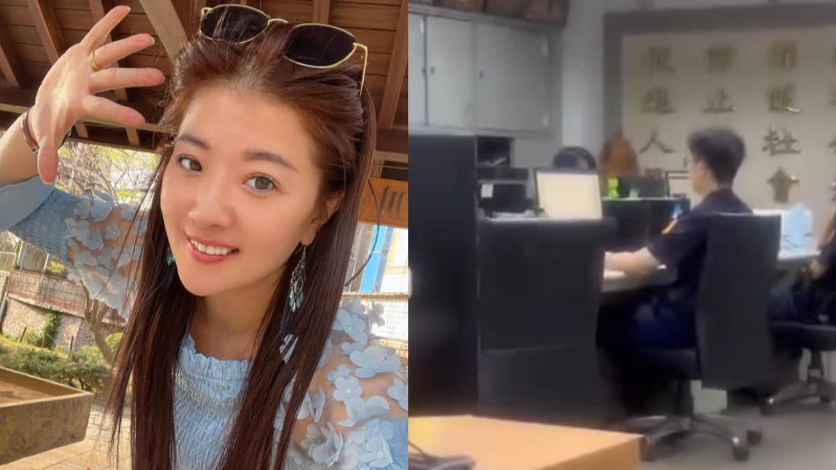 女星侯沁潔指控警方施暴。（圖／翻攝自侯沁潔臉書）